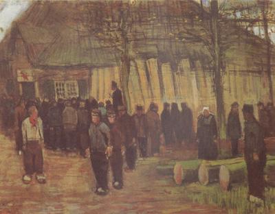 Vincent Van Gogh A Wood Auction (nn04) oil painting picture
